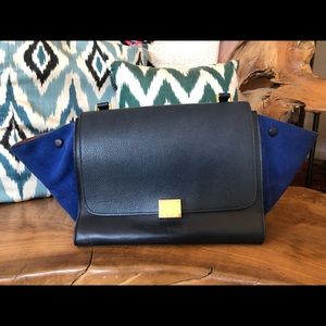 Celine Bi-Color Trapeze Bag